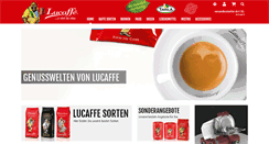 Desktop Screenshot of lucaffe-shop.com