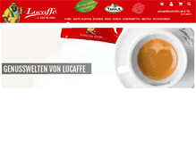 Tablet Screenshot of lucaffe-shop.com